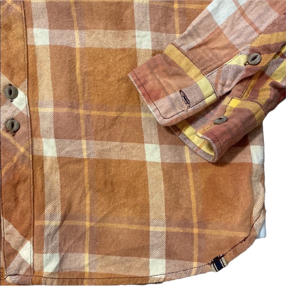 Bleached grunge flannel shirt - Picture 5 of 7